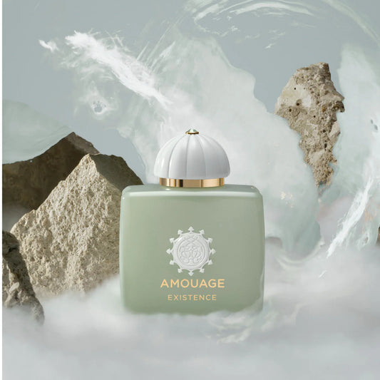 Existence by Amouage bottle with packaging box