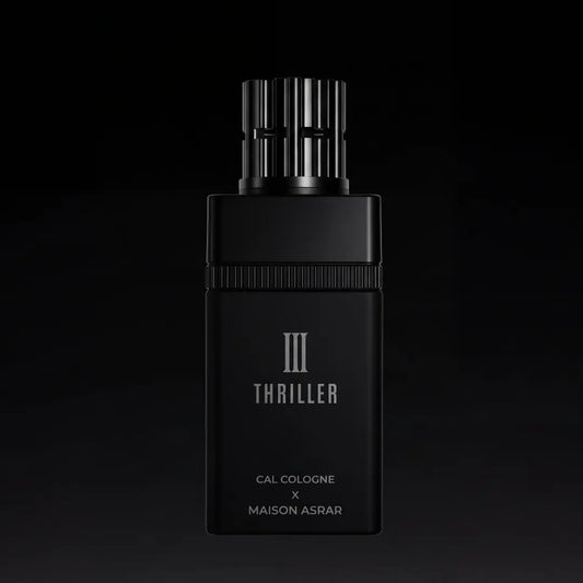 III Thriller by Maison Asrar bottle with packaging box