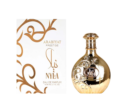 Nyla by Arabiyat Prestige bottle with packaging box