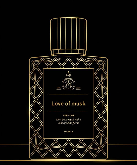 Love of Musk pure musk layering perfume – unisex clean musk by THE FRAGRANCE STORE