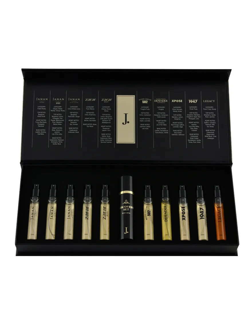 J. Discovery Set Pour Homme | The Ultimate Fragrance Library