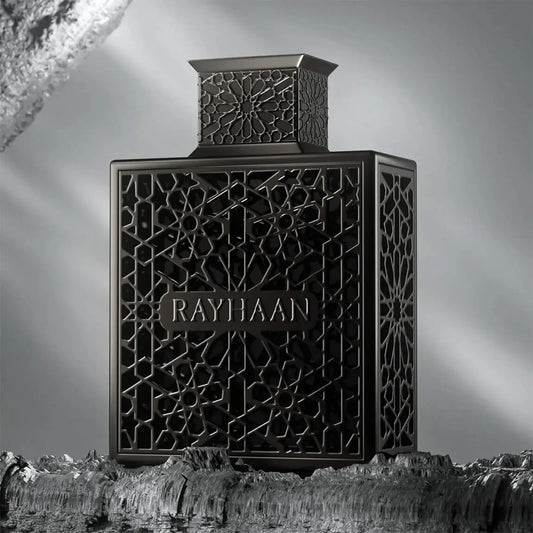 Obsidian by Rayhaan – men's woody leather perfume | THE FRAGRANCE STORE